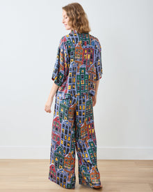 Manhattan Christmas - Eco Satin Wildest Dreams Set - Cozy Brownstone - Printfresh