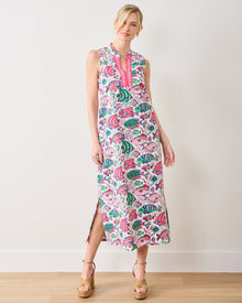 Tropical Fish - Ocean View Long Tunic Dress - Cloud - Printfresh