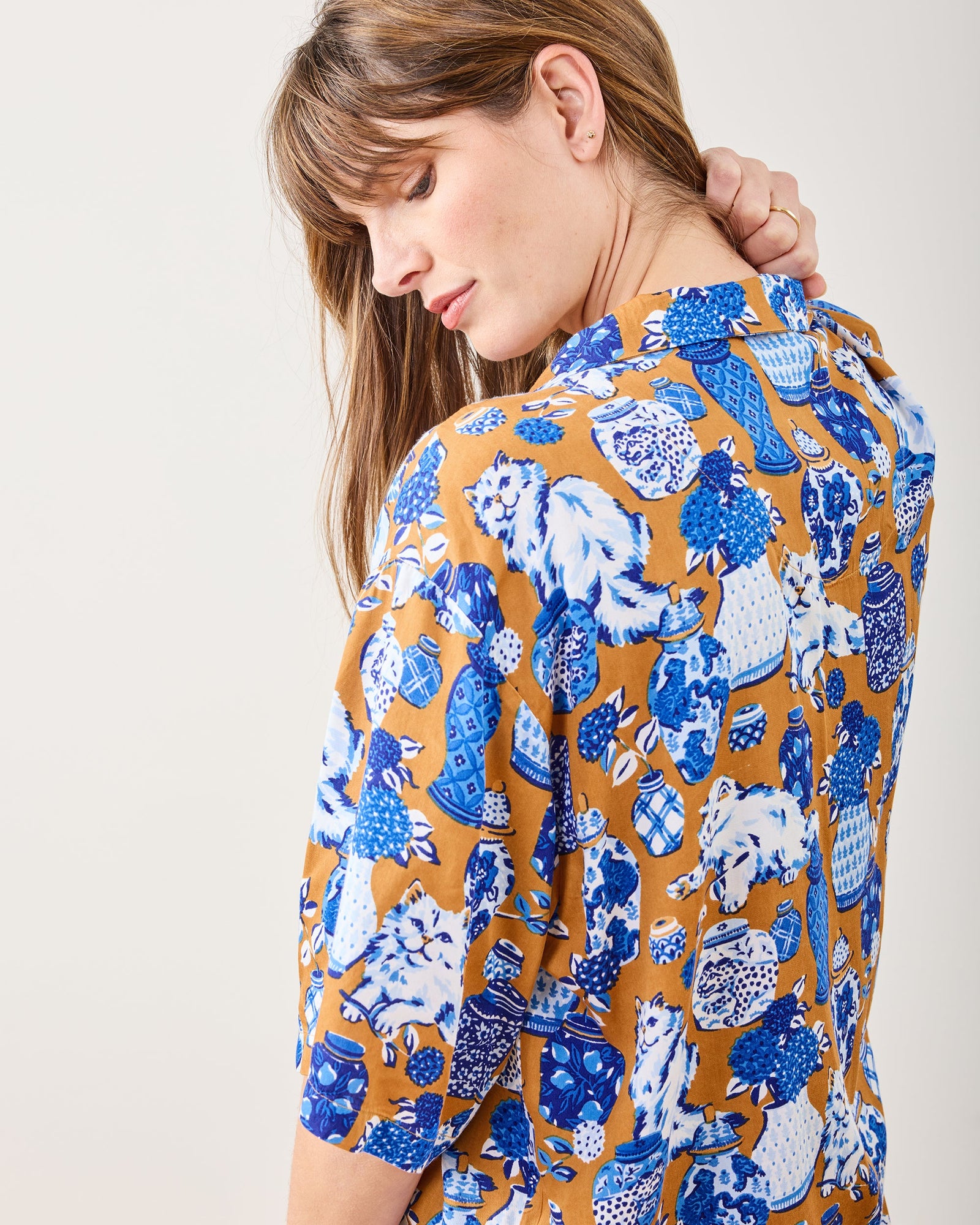 Fancy Cat - Eco Satin Wildest Dreams Set - Tobacco - Printfresh