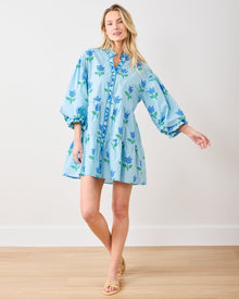 Tulip Bloom - Rosalita Dress - Oasis Sky - Printfresh