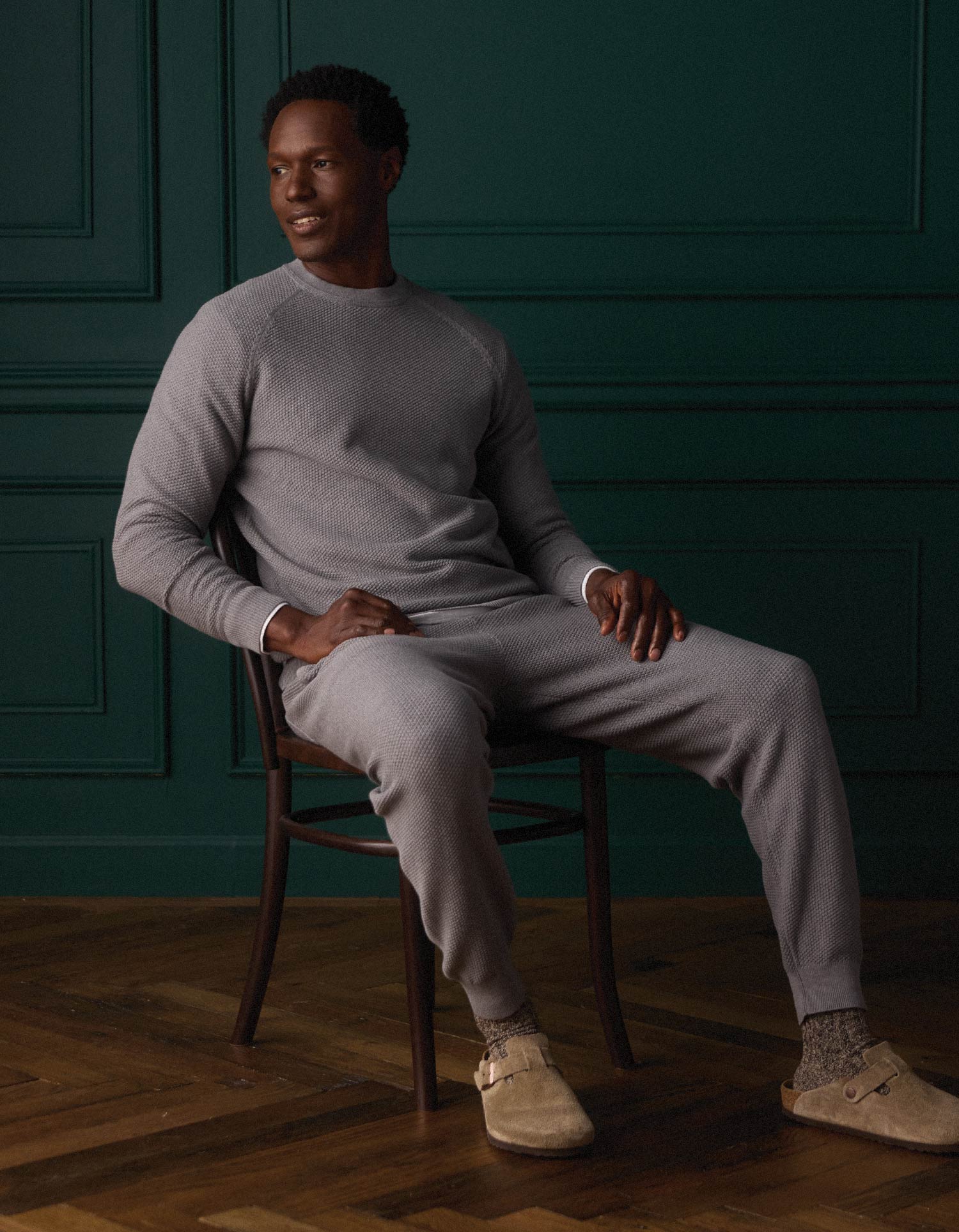Men | COOLMAX® Textured Jogger | Greystone