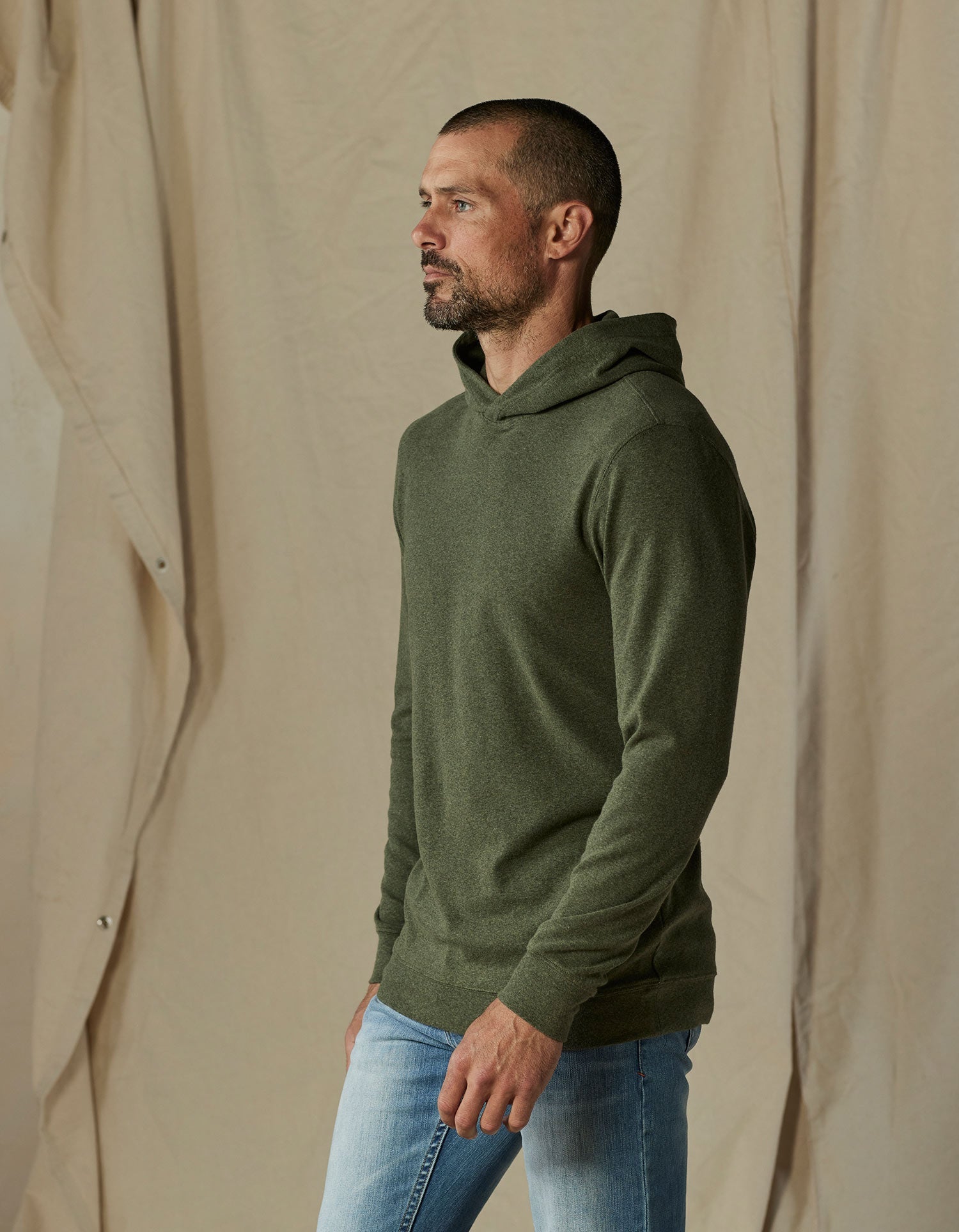Men | Puremeso Essential Hoodie | Oakmoss