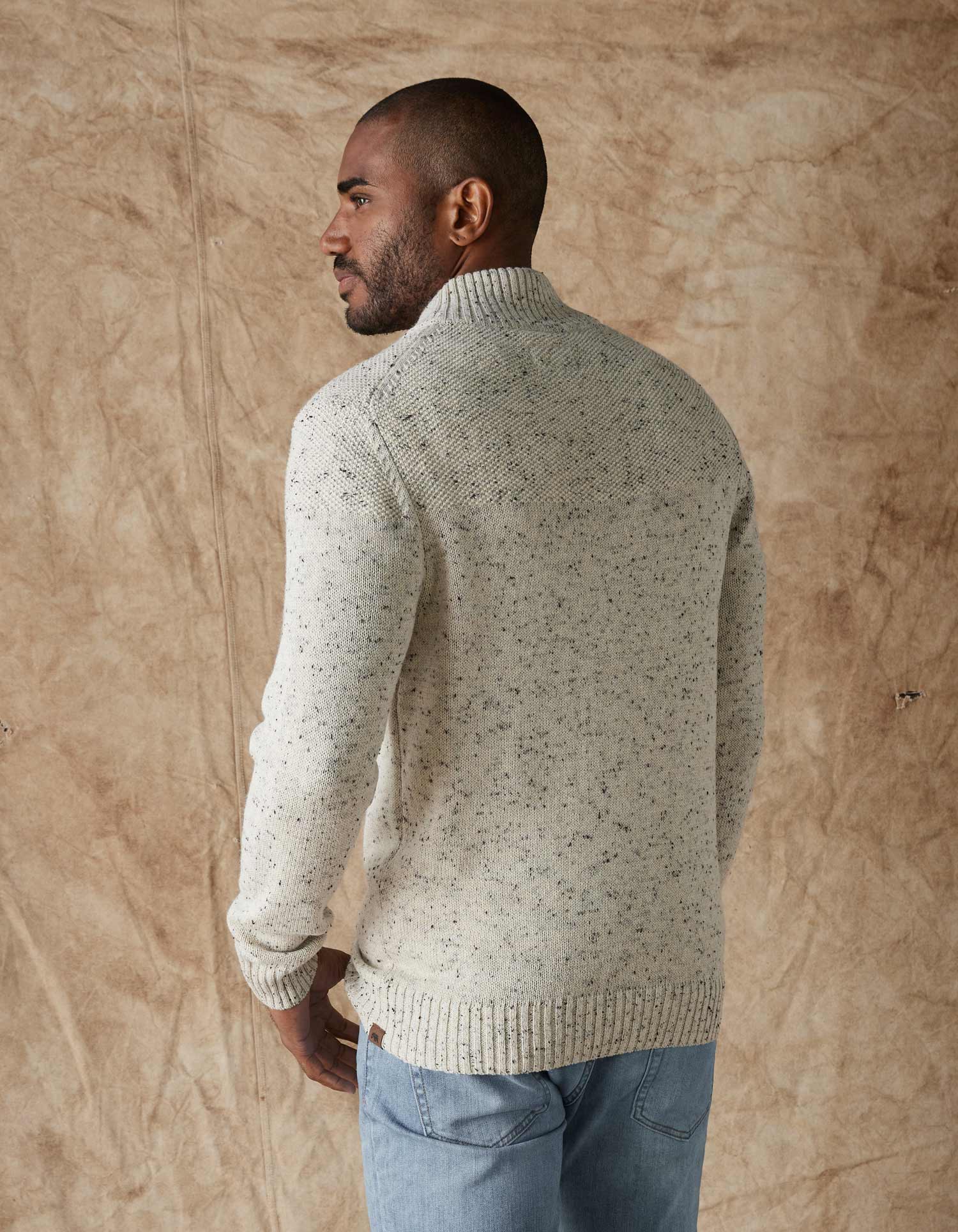 Men | Seawool Nep Popover | Cream