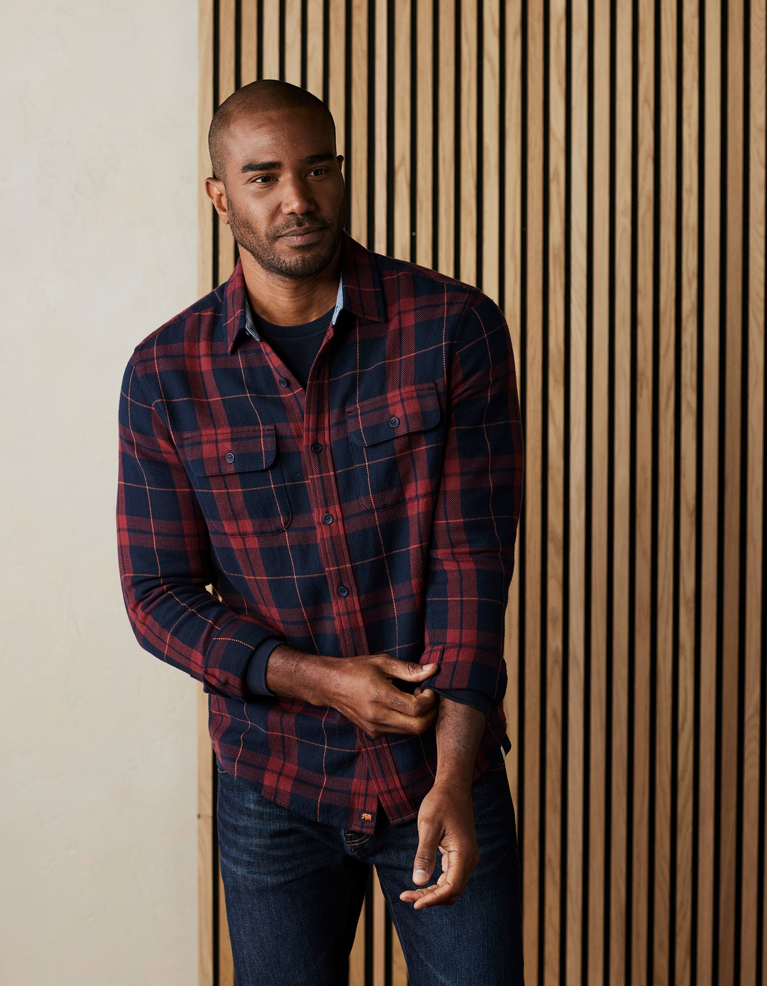 Men | Mountain Overshirt | Garnet Plaid