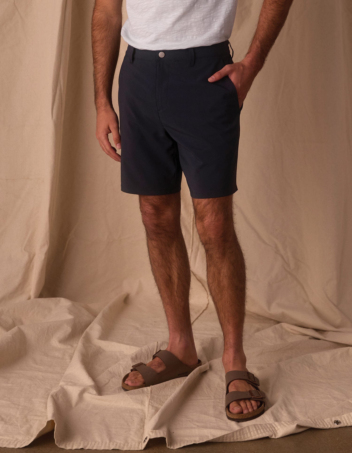 Men | Everyday Hybrid Short | Navy