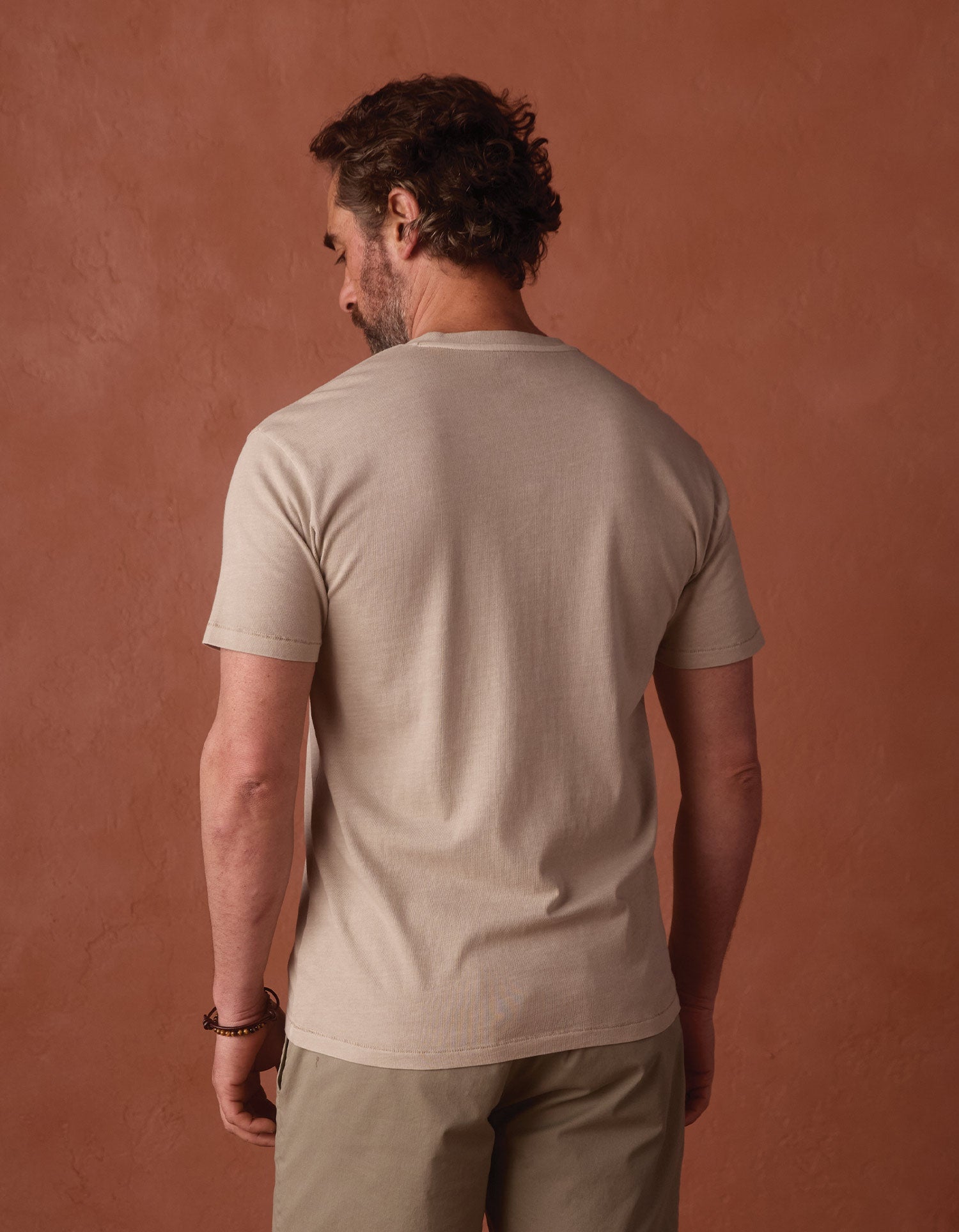 Men | Normal Jersey Henley | Pumice