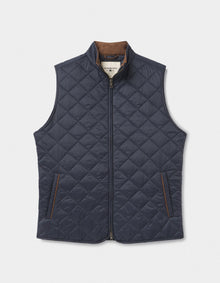 Men | Quilted Liner Vest | Navy