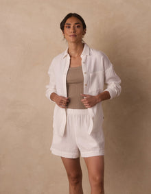 Women | Kalo Weekender Overshirt | Ivory