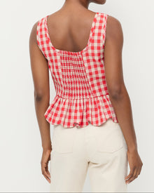 Color: Red/Tan Gingham