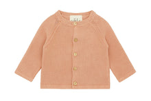 Organic Knit Cardigan | Pink Quartz - Mineral Dye