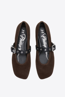 ID Mary Jane Flat | Chocolate