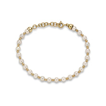 Stone and Strand 14K Yellow Gold Polished in Pearls Bracelet Front Image