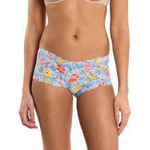 Signature Lace Boyshort | Floral Mosaic (White)