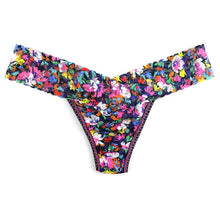 Signature Lace Low Rise Thong | Confetti Flora