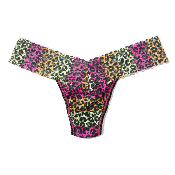 Signature Lace Low Rise Thong | Its Electric