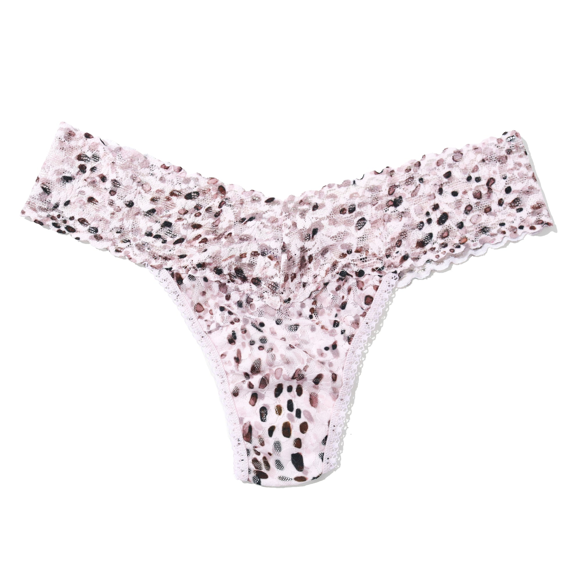 Signature Lace Low Rise Thong | Unconventional (White)