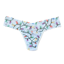 Signature Lace Low Rise Thong | Decked Out (Blue)