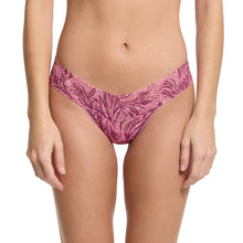 Signature Lace Low Rise Thong - I | In The Jungle (Pink)