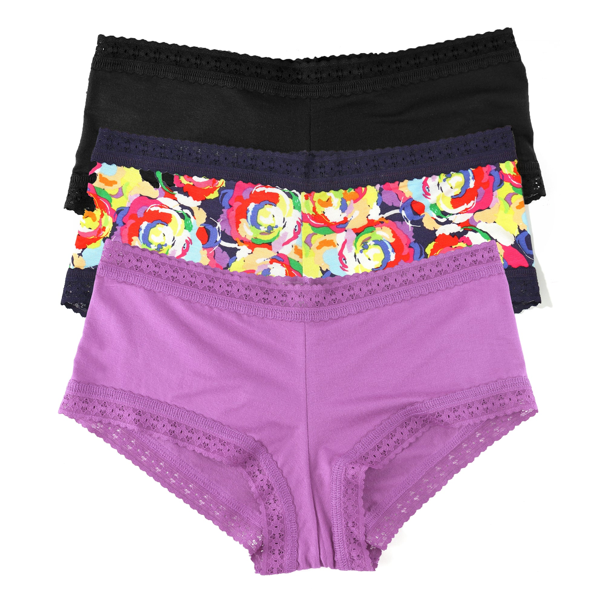 3 Pack Dreamease Modal Boyshort | Tales Of Wonder Multi