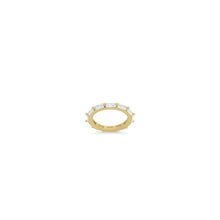 The Frosted Baguette Band (Smith & Cult X Argento Vivo) | 14K Yellow Gold-Plated