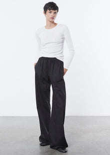 Cotton Resort Pant | Black