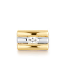 Tricolore Ring | Gold | Cubic Zirconia
