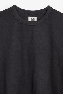 Perfect Slim Ribbed Tee | Washed Black