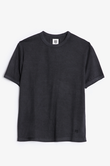 Perfect Slim Ribbed Tee | Washed Black