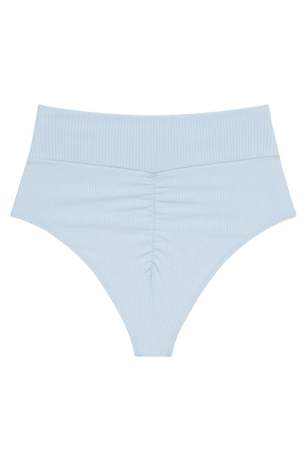 Added Coverage High Rise Bikini Bottom | Peri Rib