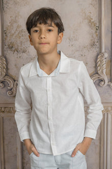 Boys | Charlotte Button Down Shirt | Baby Blue