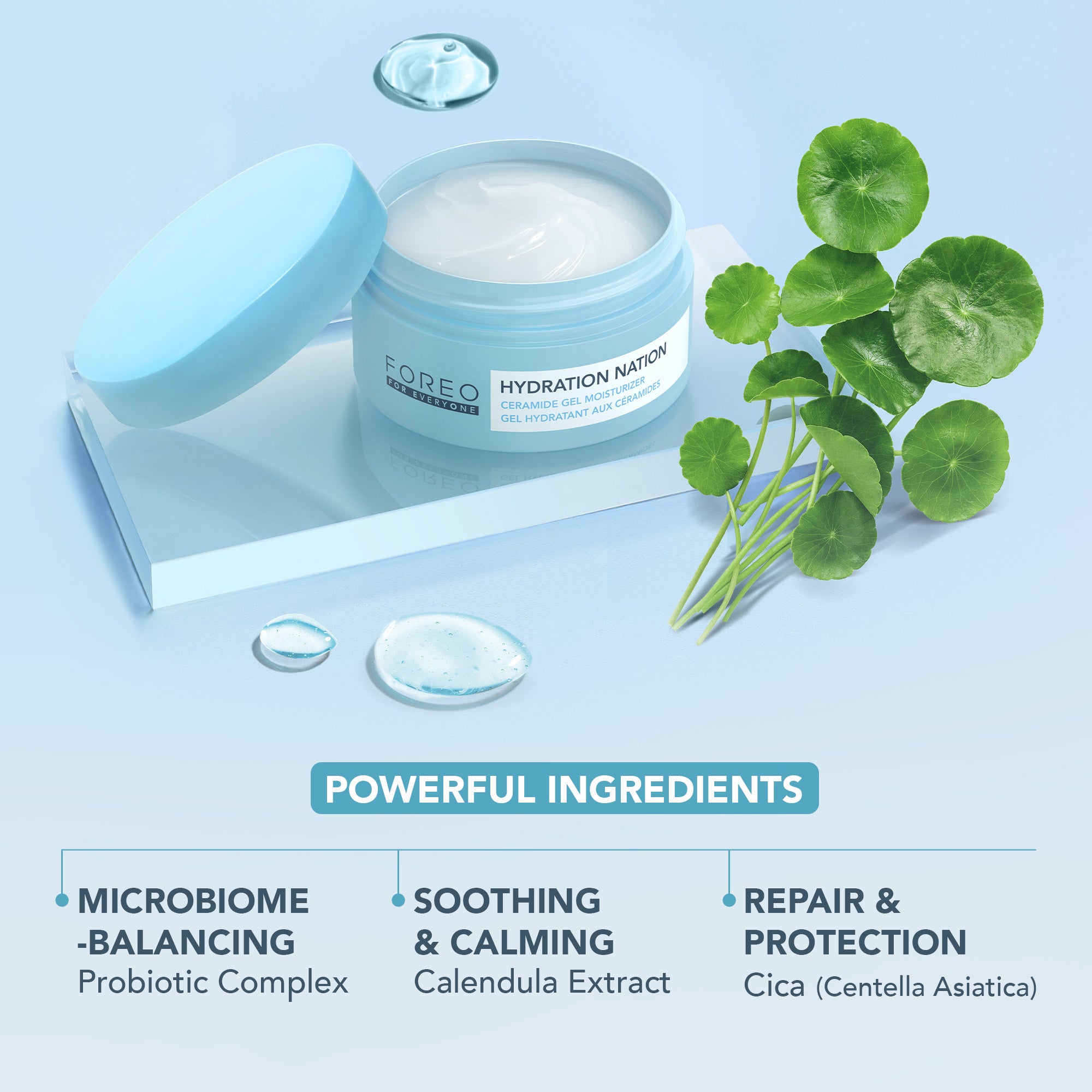 FOREO For EveryOne Ceramide Gel Moisturizer | Hydration Nation