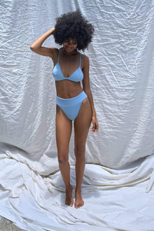 Hunter Triangle Bikini Top | Peri Rib