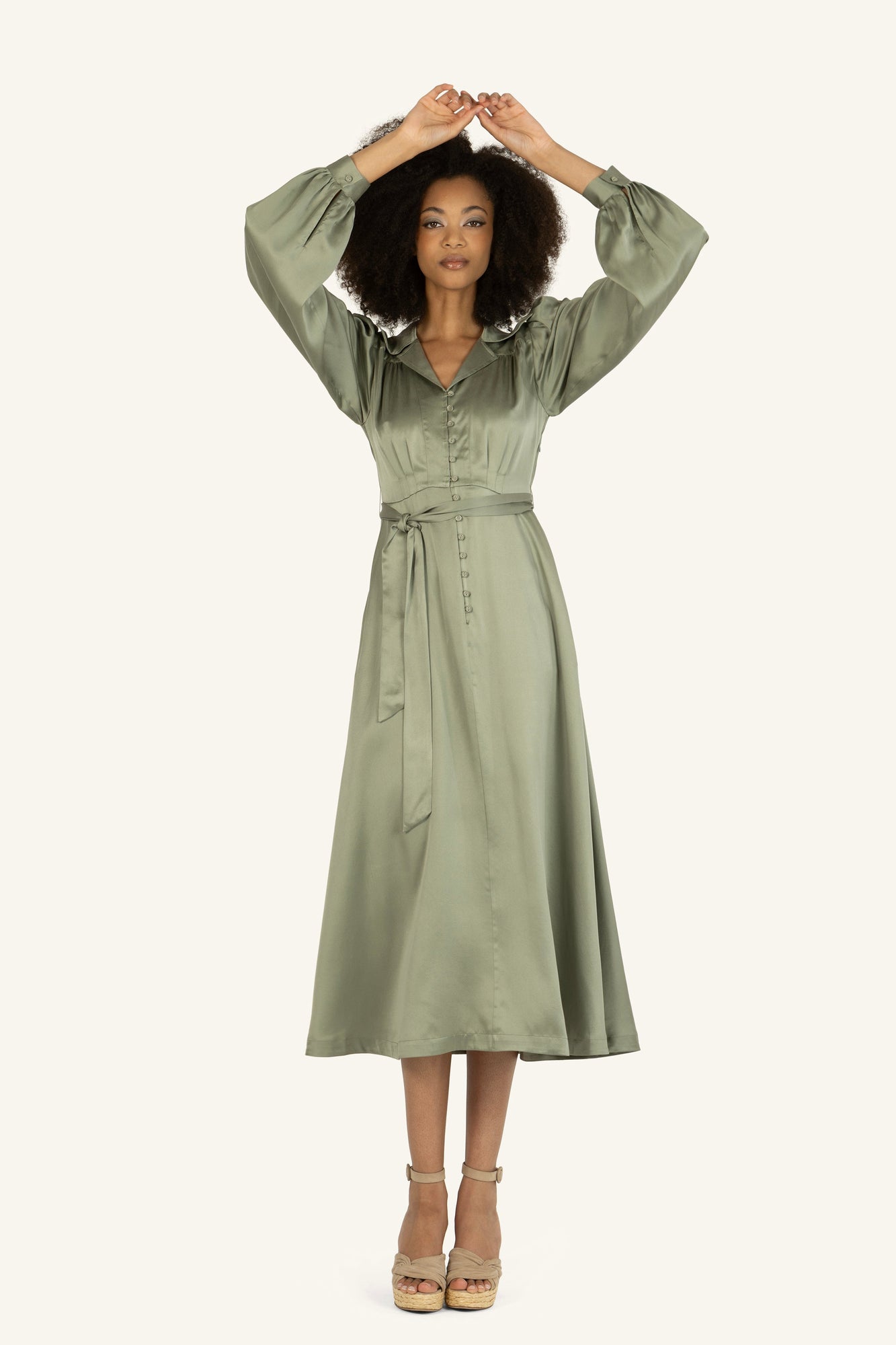 Polly Dress | Laurel Green