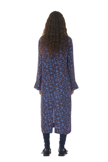 Printed Crepe Midi Dress | Port Royale