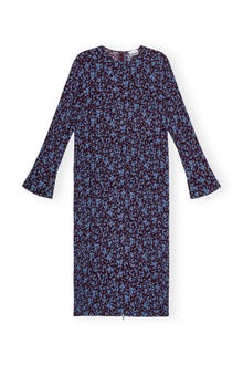 Printed Crepe Midi Dress | Port Royale
