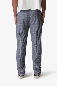 Punk Zip Trouser Pants | Black/Grey