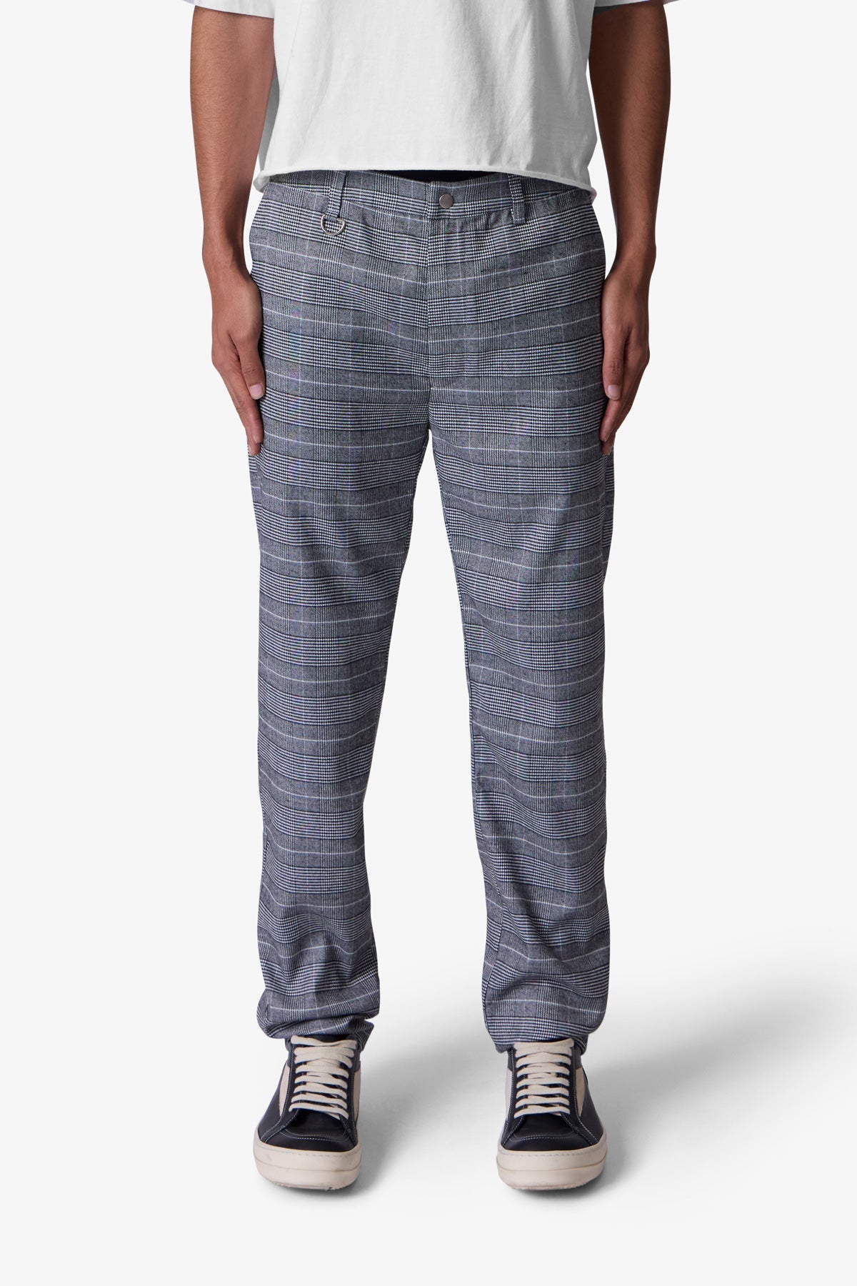 Punk Zip Trouser Pants | Black/Grey