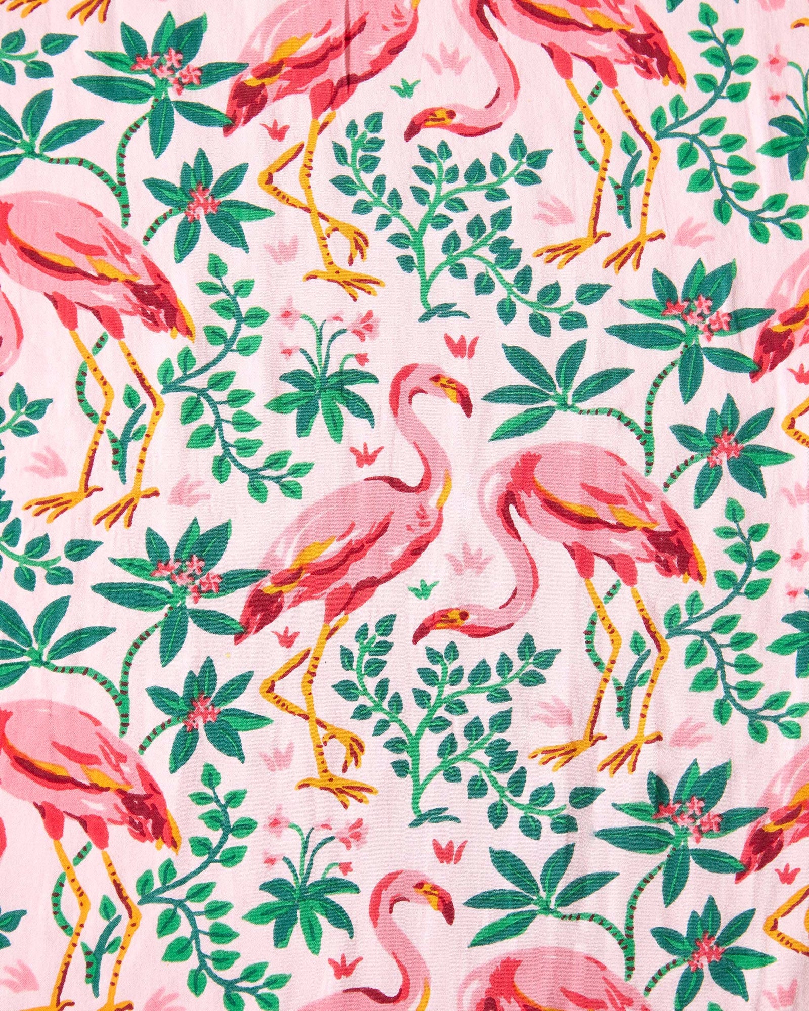 Flock of Flamingos - Petite Eco Satin Wildest Dreams Set - Rose - Printfresh