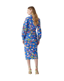 Long Sleeve Button Down Top | Bluebell Multi