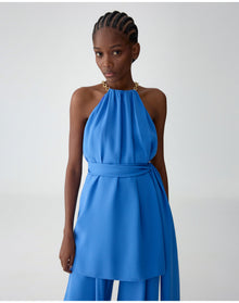 Halter Neck Top | Bluebell
