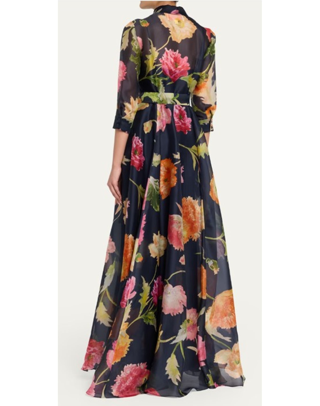 Trench Gown | Midnight Multi