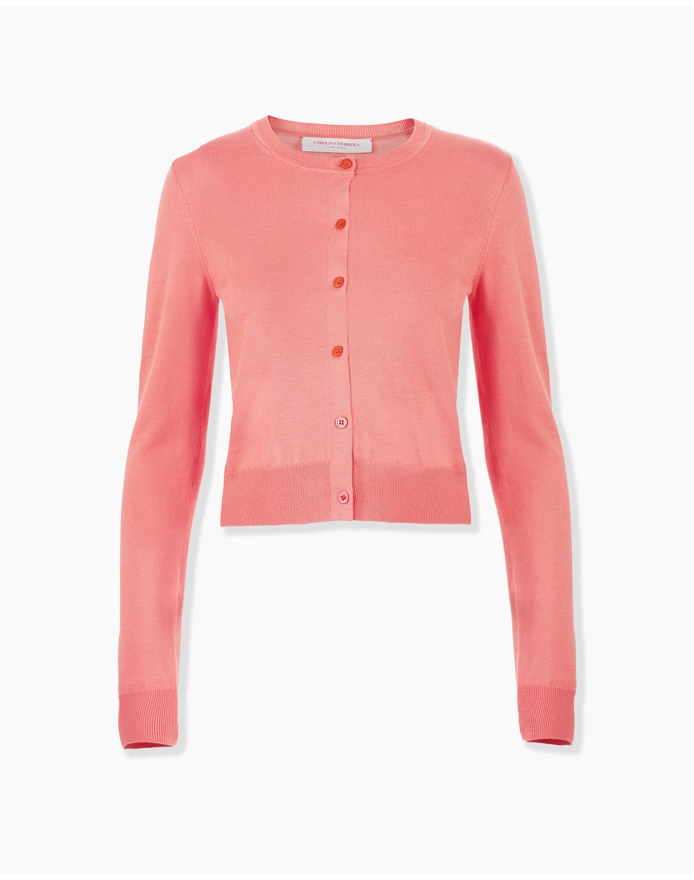 Long Sleeve Crewneck Cardigan | Sunset