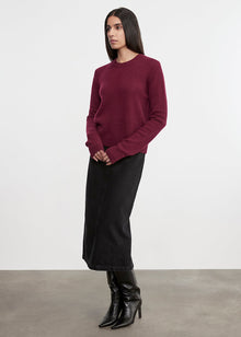 Cashmere Easy L/S Crew | Barolo