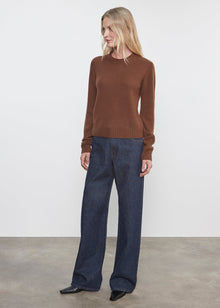 Cashmere Easy L/S Crew | Nutmeg