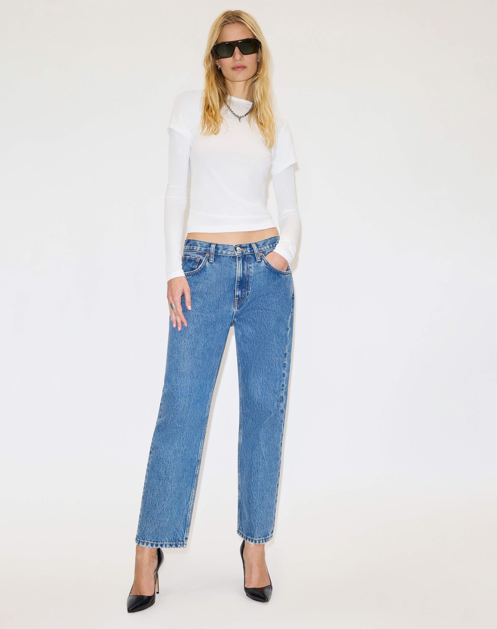 Womens | Slim Layer Long Sleeve | Off White
