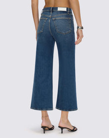 Womens | Comfort Stretch High Rise Wide Leg Crop | Sonoma Indigo