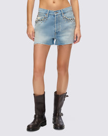 Womens | The Breezy Short | Aged Worn Blue