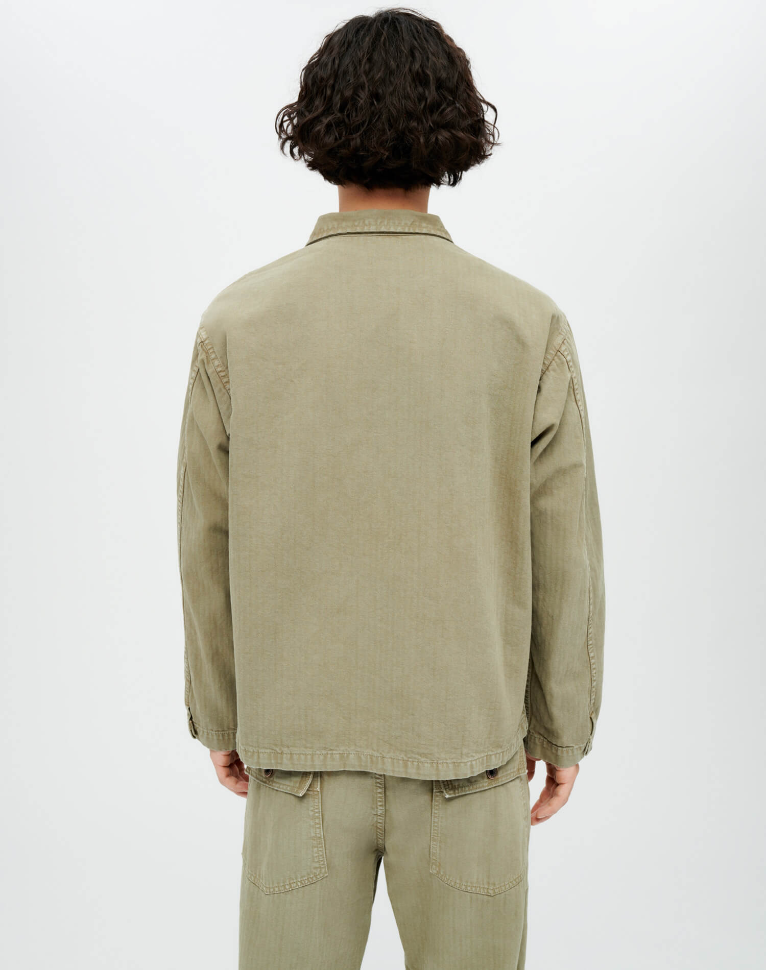 Mens | Cadet Shirt Jacket | Dirty Sage