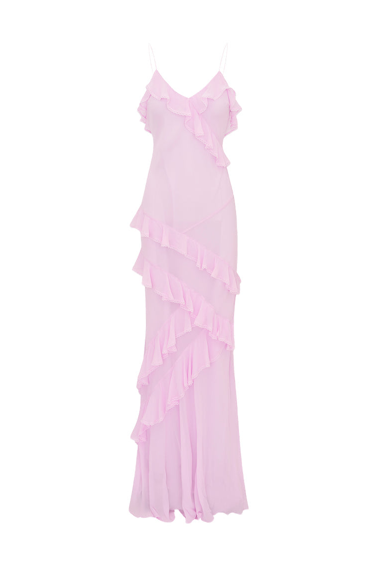 Rialto Pastel Maxi Dress | Soft Lilac