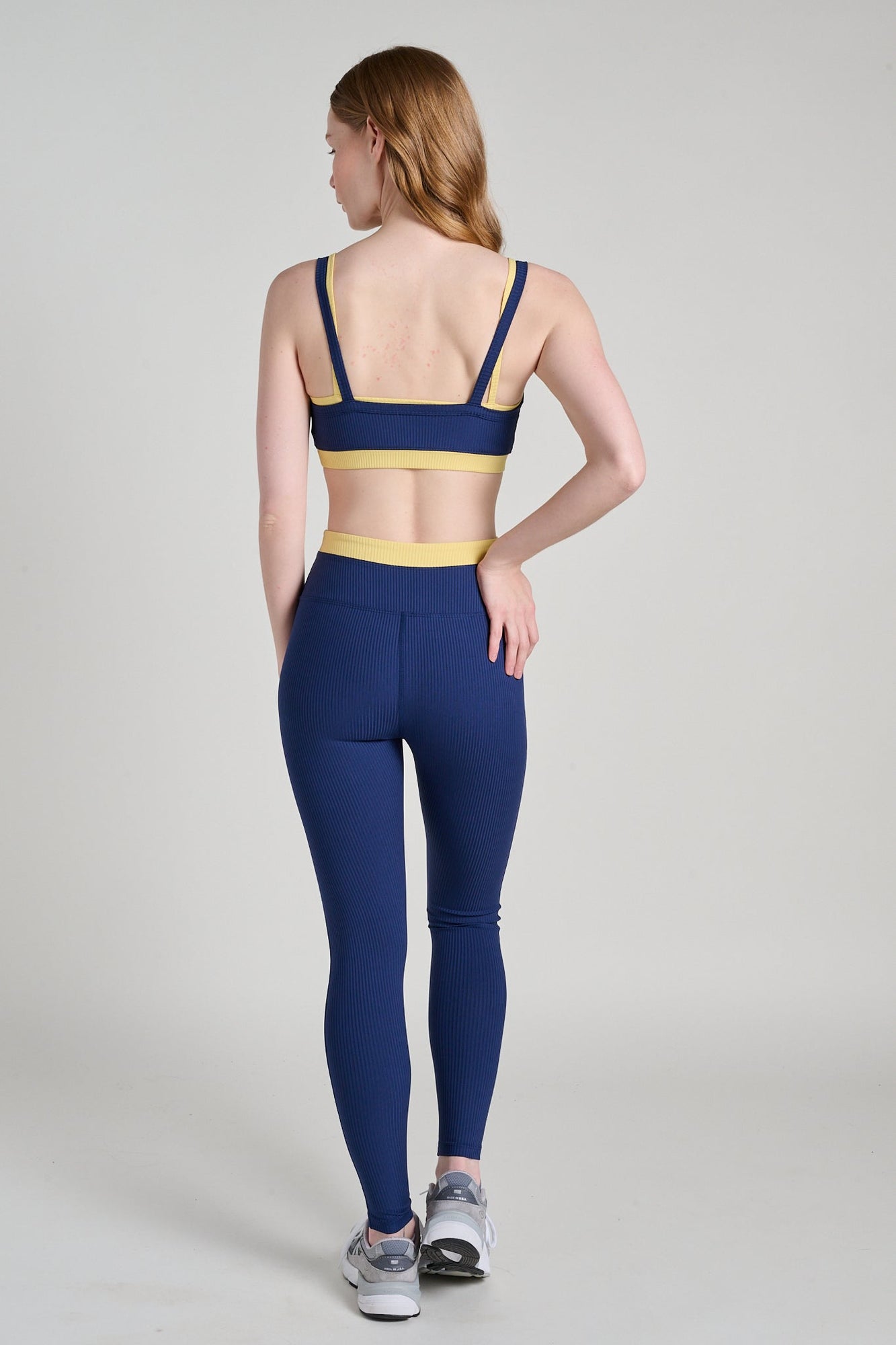 Year of Ours | Ribbed Layered Legging | Midnite Popcorn